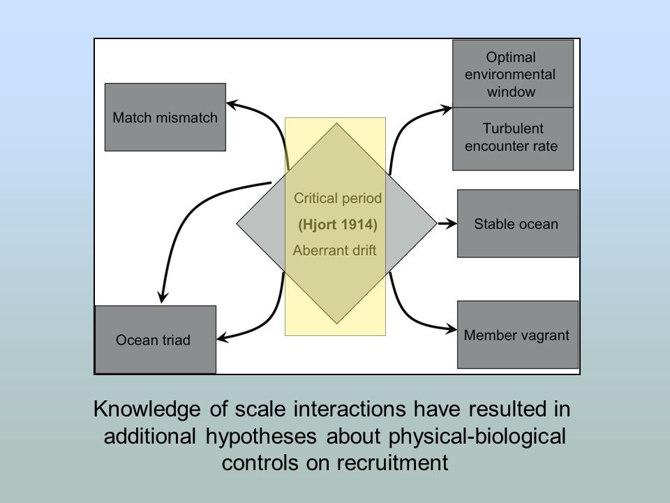 Knowledge of scale interactions have resulted in