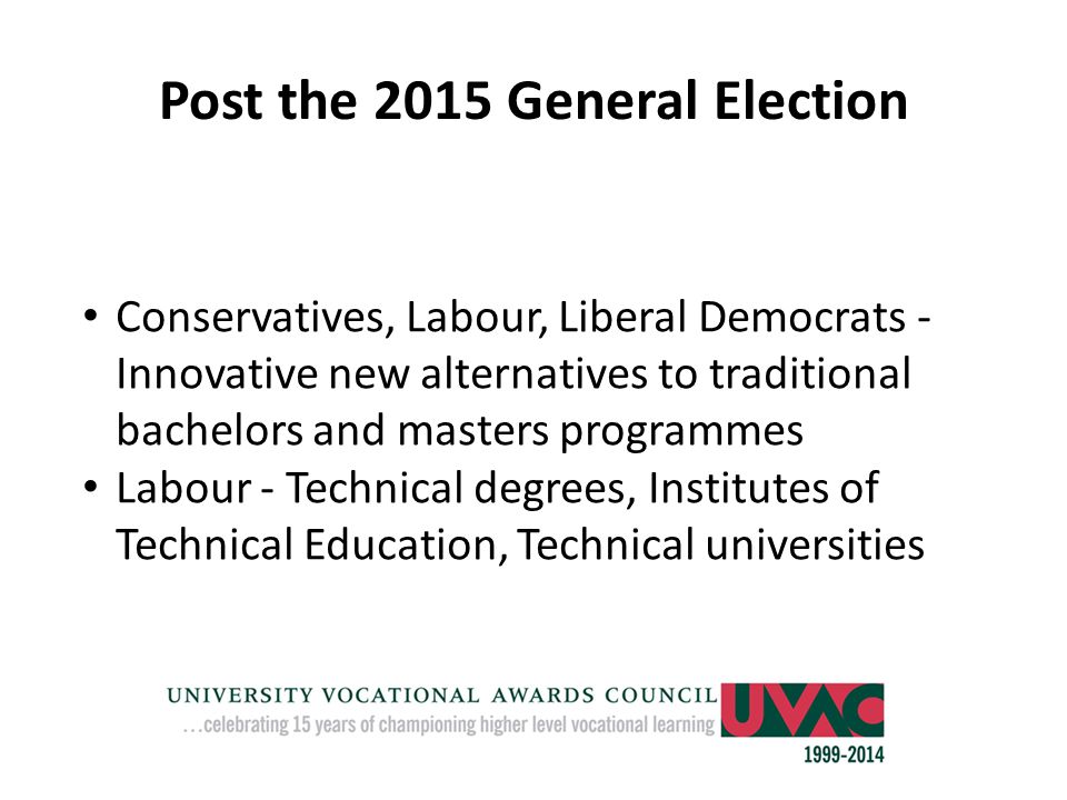 Post the 2015 General Election