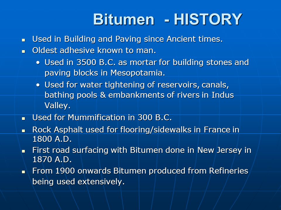 Bitumen: A Comprehensive Study of Its History, Uses, and Future in