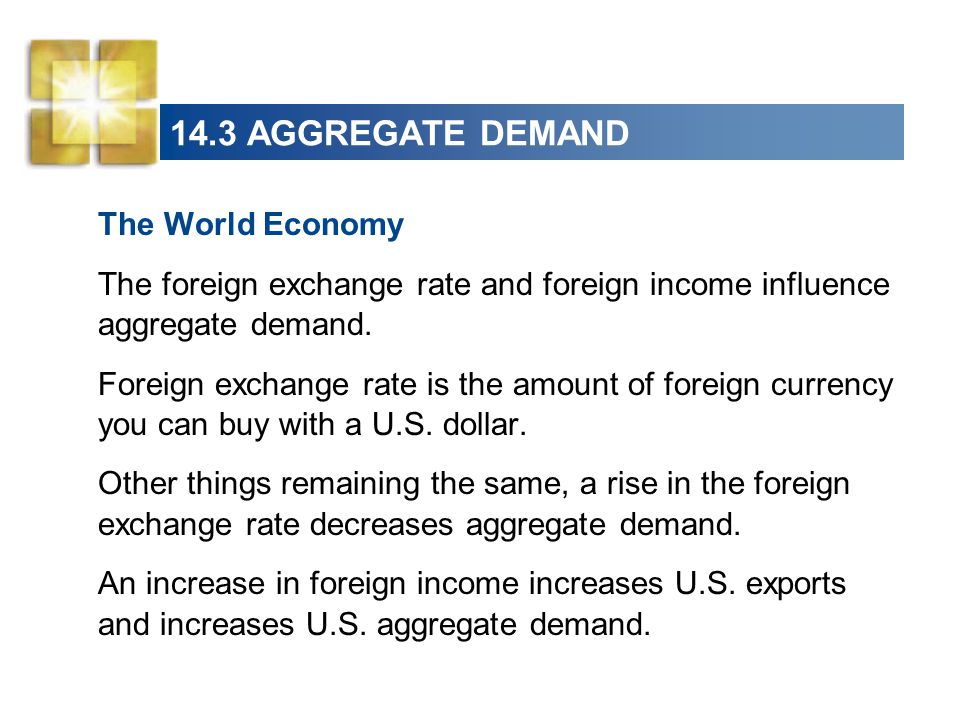 14.3 AGGREGATE DEMAND The World Economy