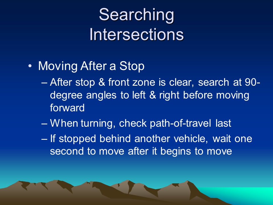 Searching Intersections