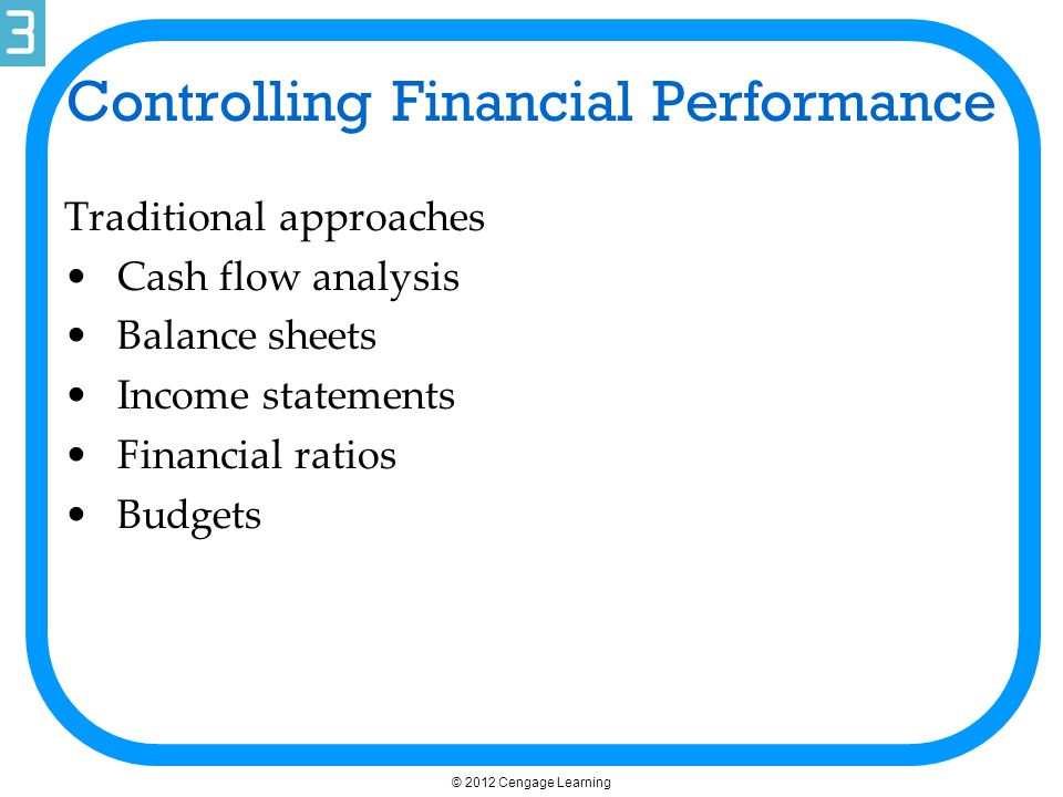 Controlling Financial Performance
