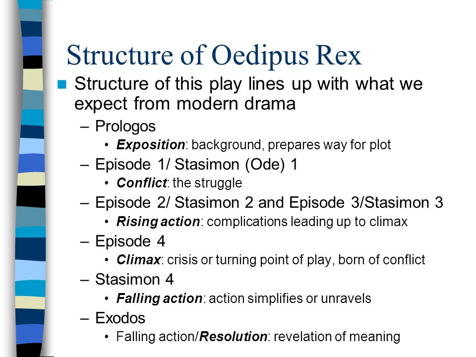 what is the climax in oedipus rex