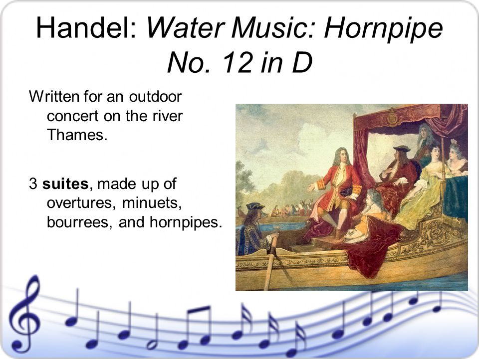 Handel: Water Music: Hornpipe No. 12 in D