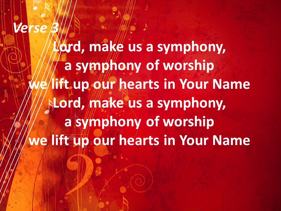 we lift up our hearts in Your Name