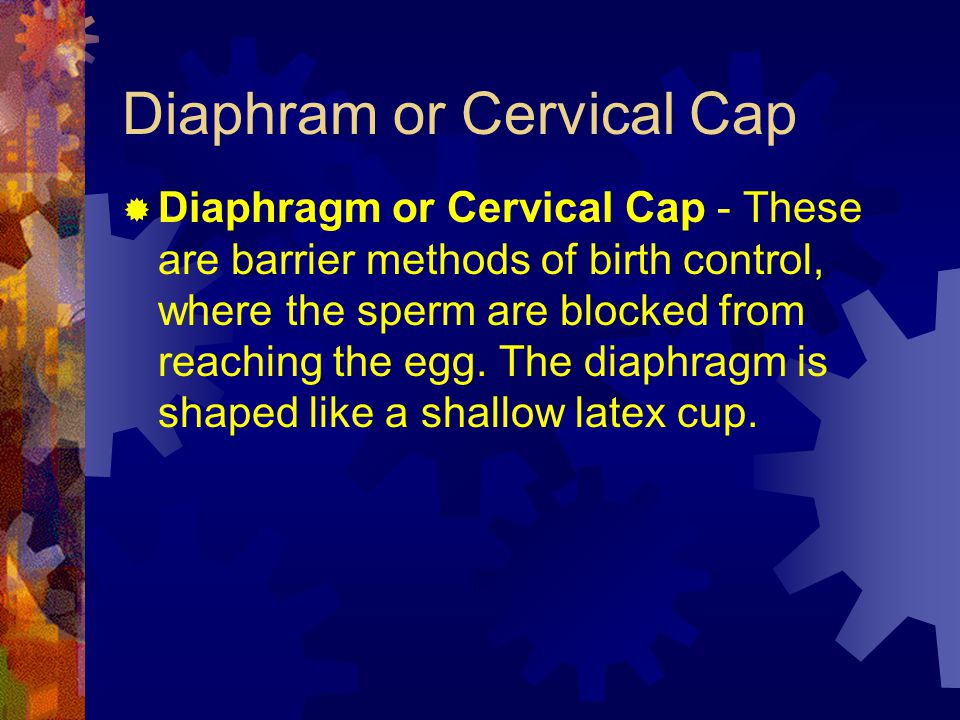 Diaphram or Cervical Cap
