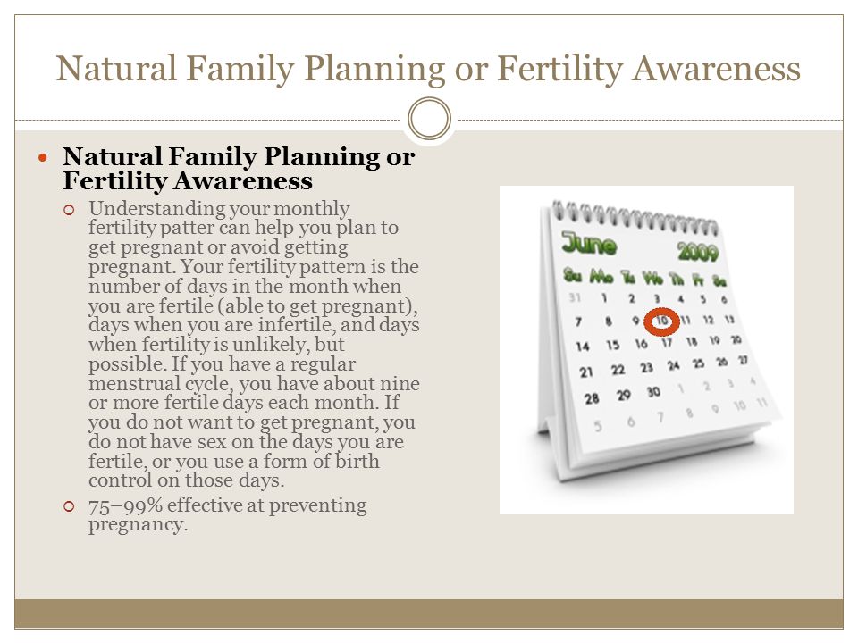 Natural Family Planning or Fertility Awareness