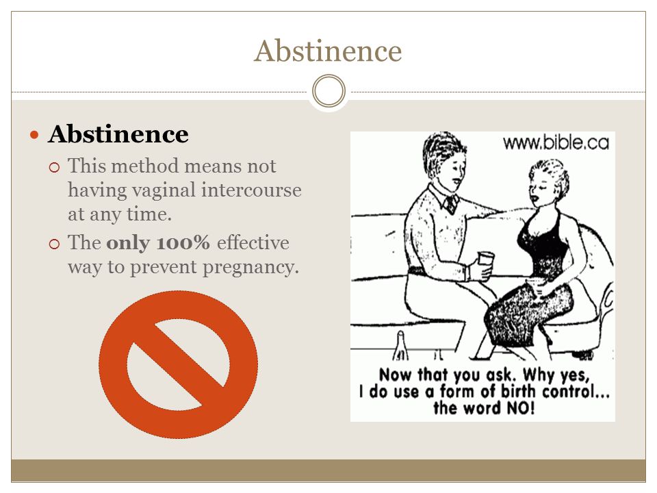 Abstinence Abstinence