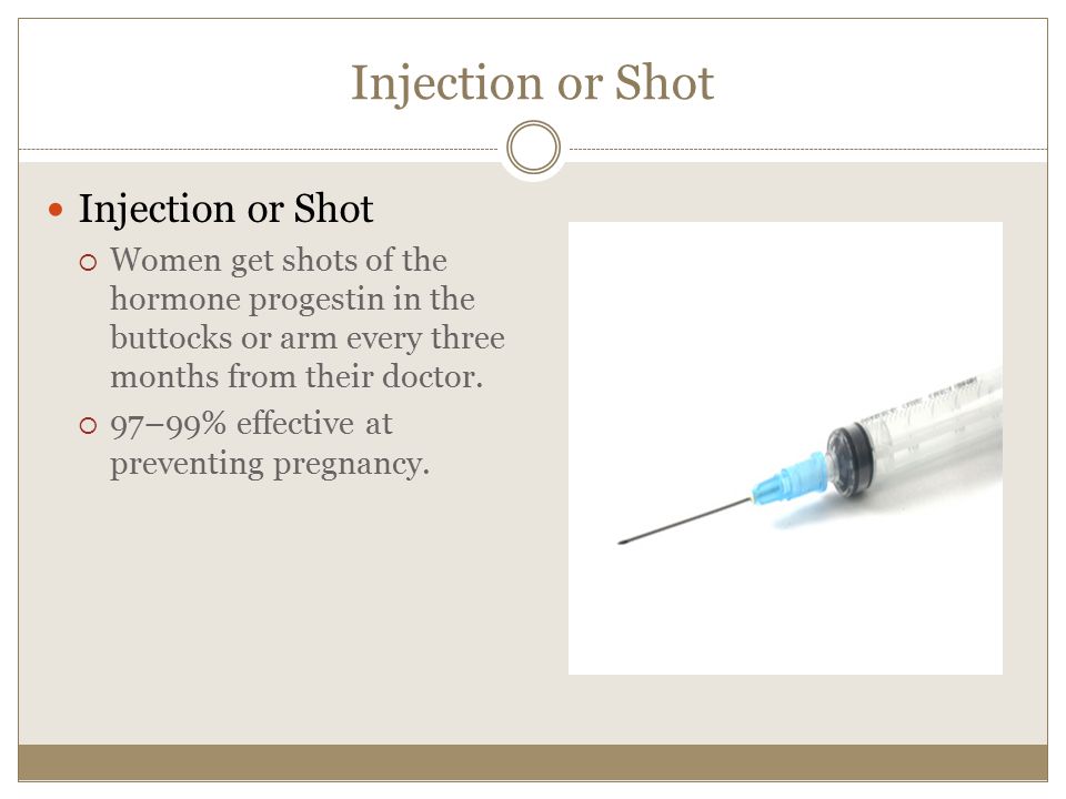 Injection or Shot Injection or Shot