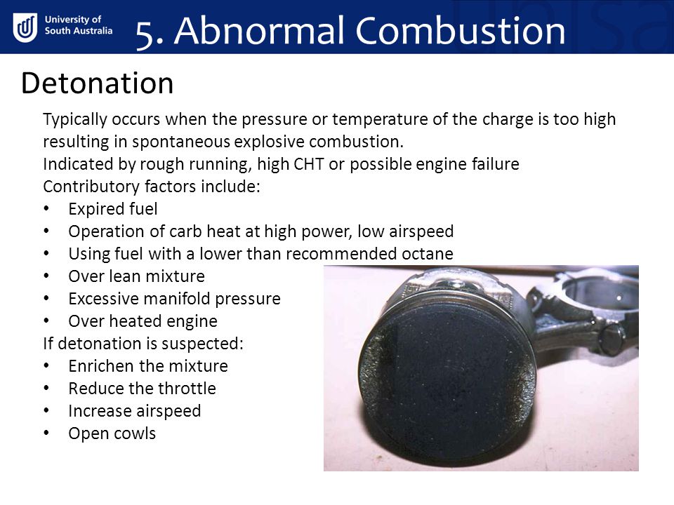5. Abnormal Combustion Detonation
