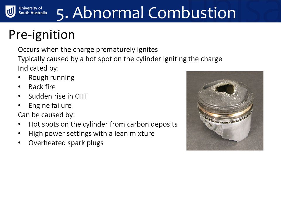 5. Abnormal Combustion Pre-ignition