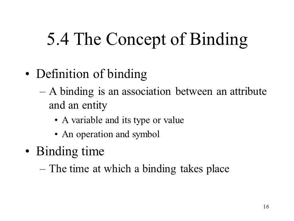 Chapter 5 Names, Bindings, and Scopes - ppt download