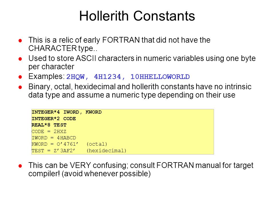 Introduction To Fortran Ppt Download