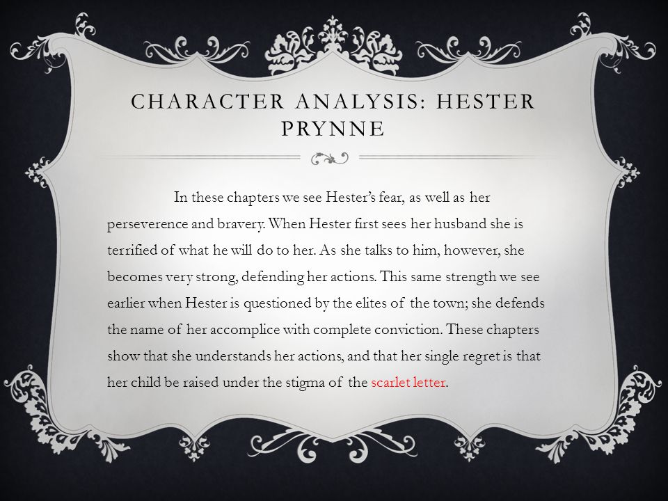 hester prynne character traits
