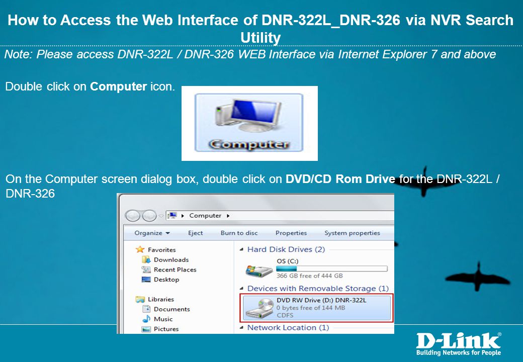 How to Access the Web Interface of DNR-322L_DNR-326 via NVR Search Utility