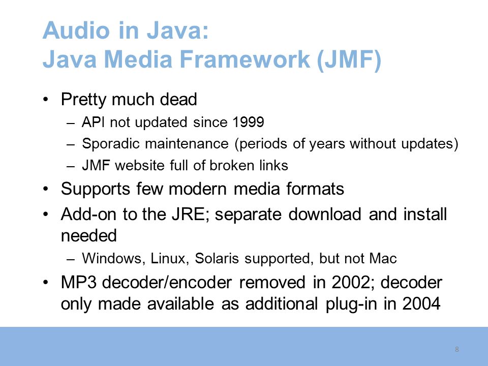 Audio Programming in Java - ppt video online download