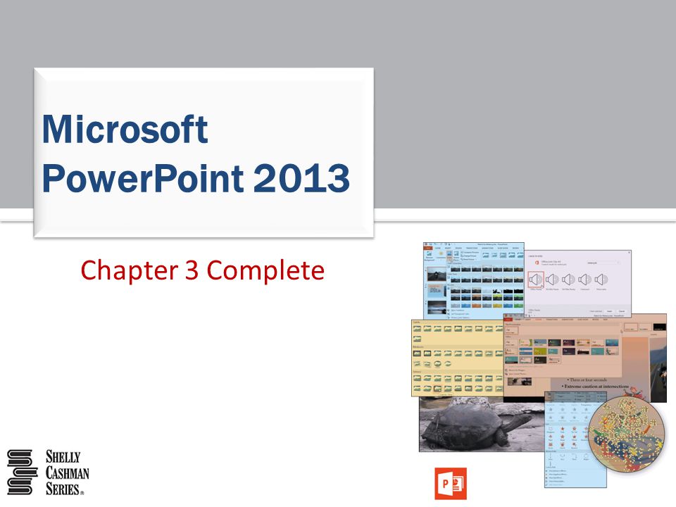 Microsoft PowerPoint 2013 Chapter 3 Complete