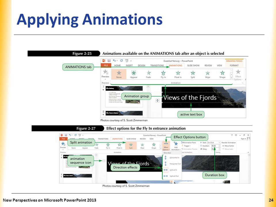 Applying Animations New Perspectives on Microsoft PowerPoint 2013