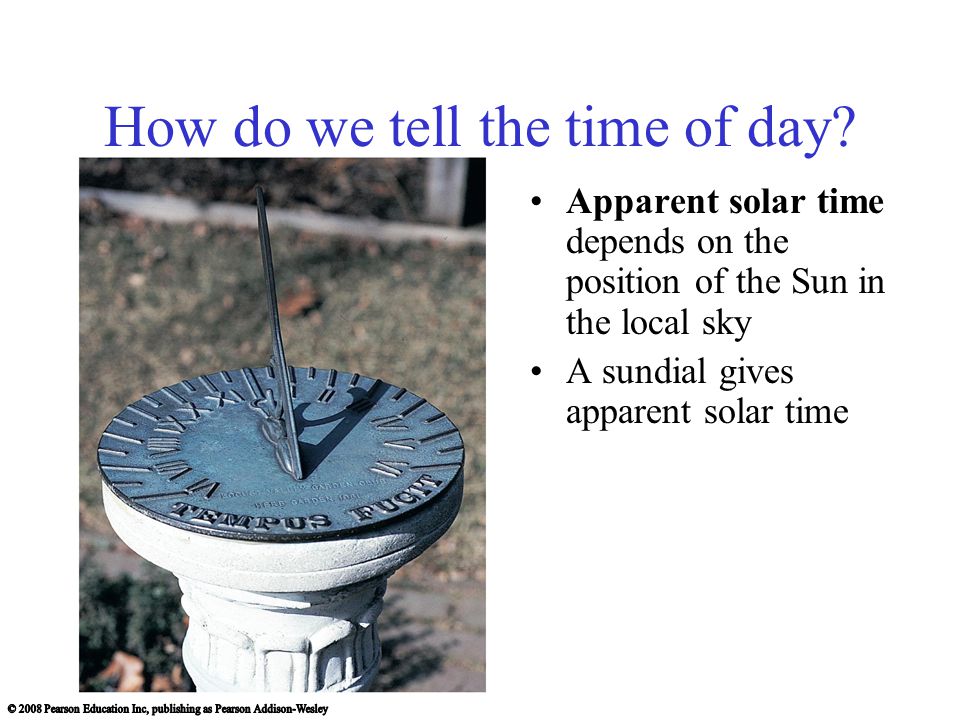How do we tell the time of day