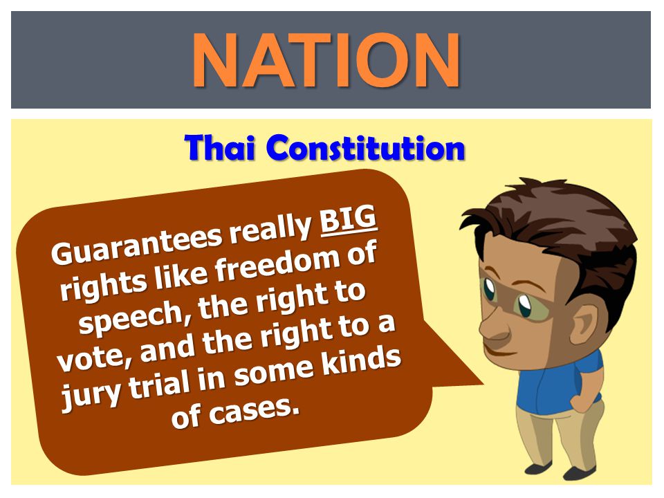 NATION Thai Constitution