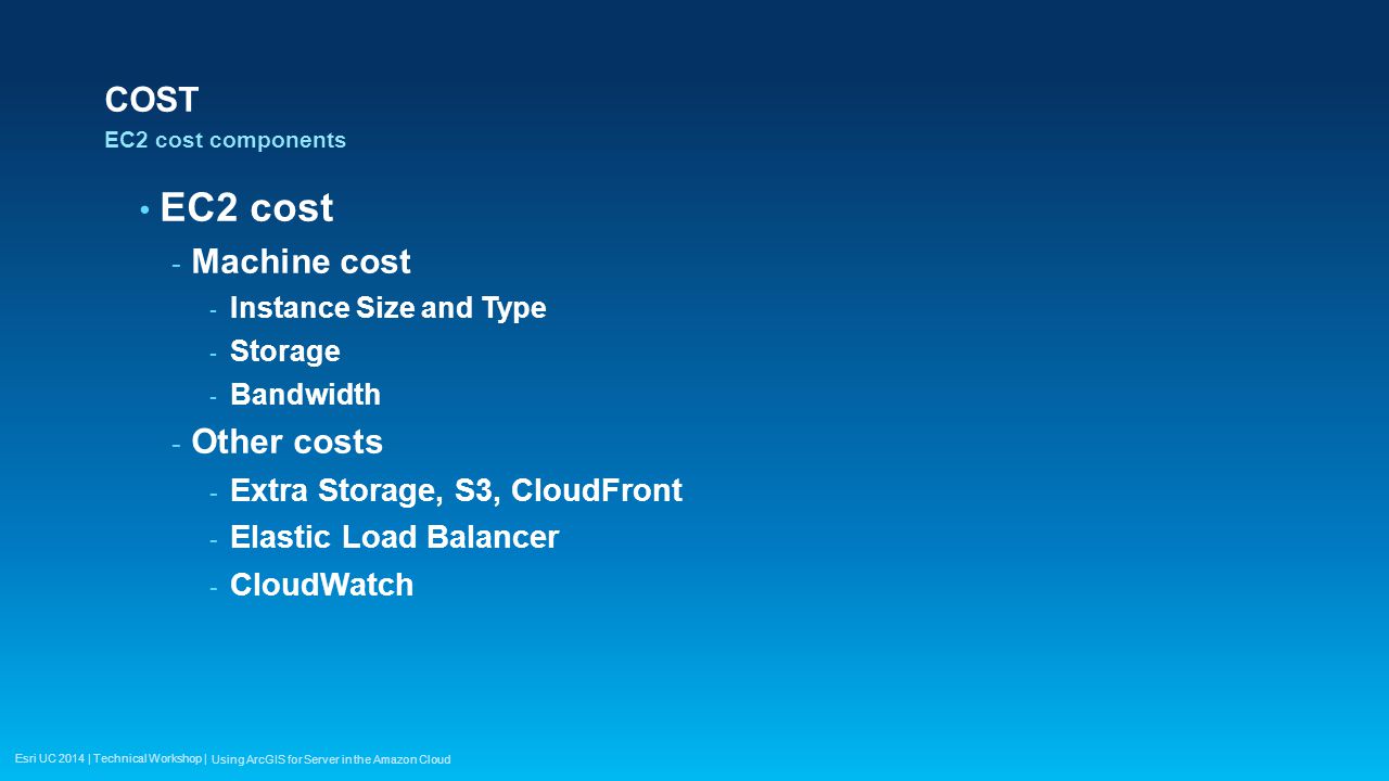 Using ArcGIS for Server in the Amazon Cloud - ppt video online download