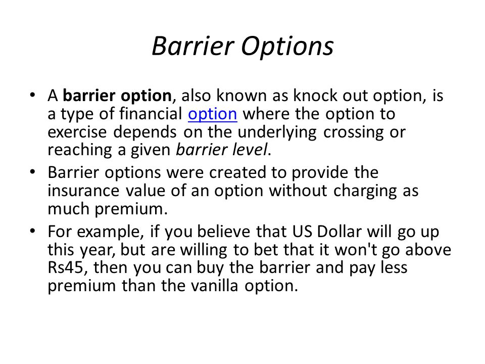 Knock-Out Option (Definition, Example)