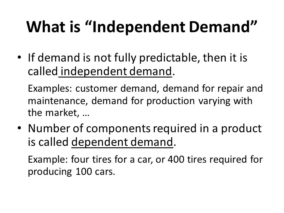 Independent Demand Inventory Management Ppt Video Online Download