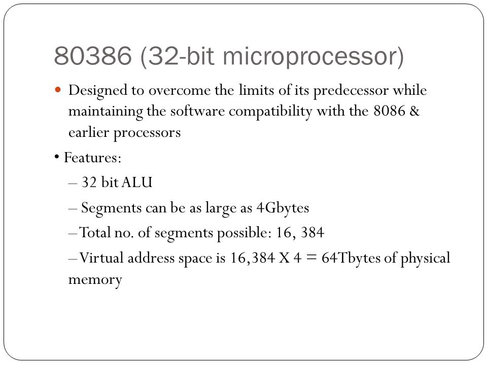 80386 (32-bit microprocessor)