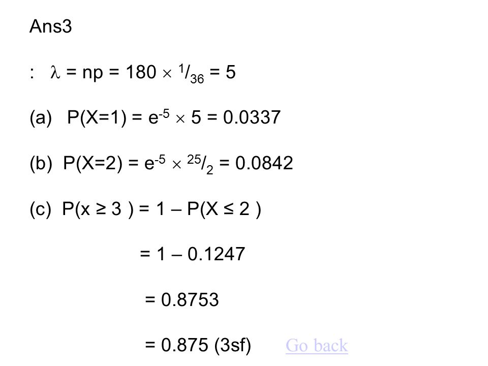 Poisson Approximation To A Binomial Distribution Ppt Video Online Download