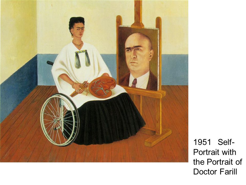 1951 Self-Portrait with the Portrait of Doctor Farill