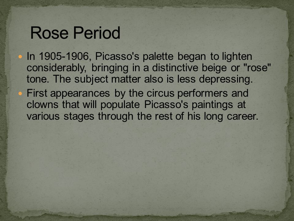 Rose Period