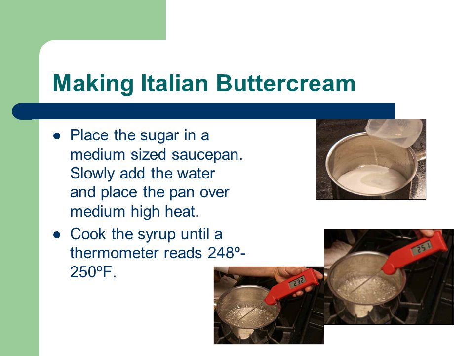 Making Italian Buttercream