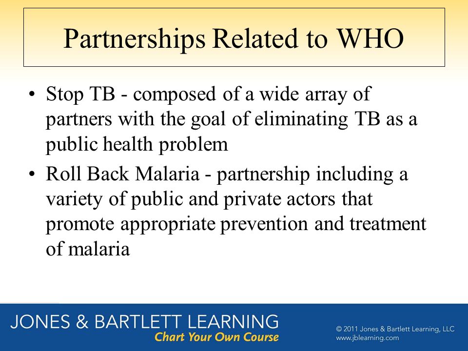 Partnerships Related to WHO