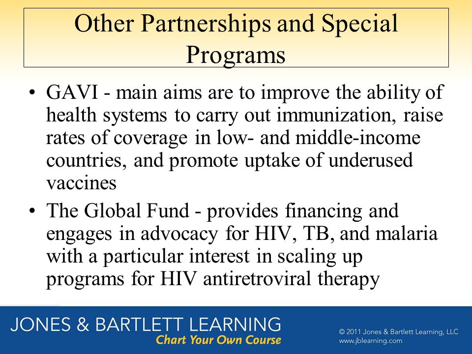 Other Partnerships and Special Programs