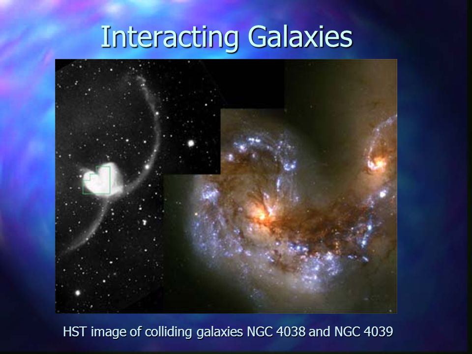 HST image of colliding galaxies NGC 4038 and NGC 4039