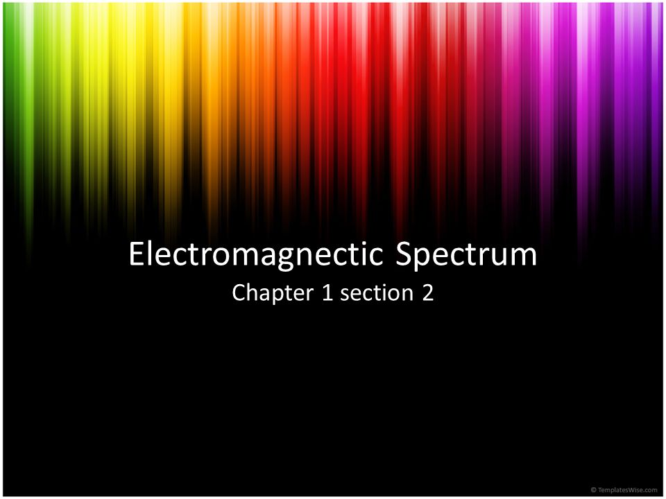 Electromagnectic Spectrum