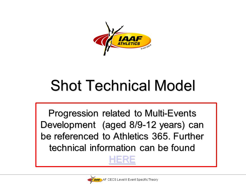 Shot Technical Model