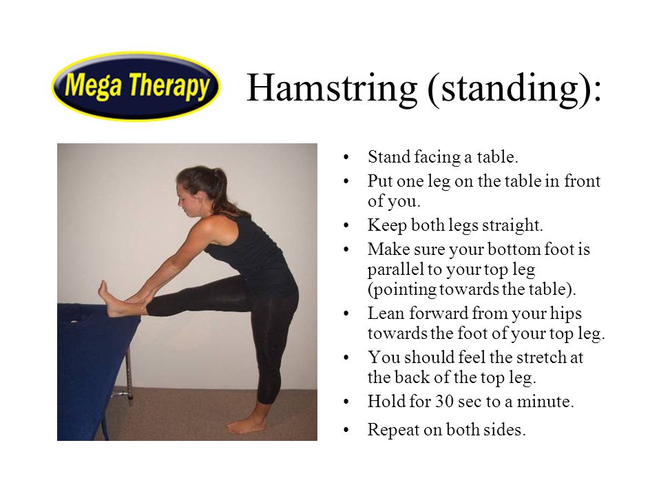 Hamstring (standing):