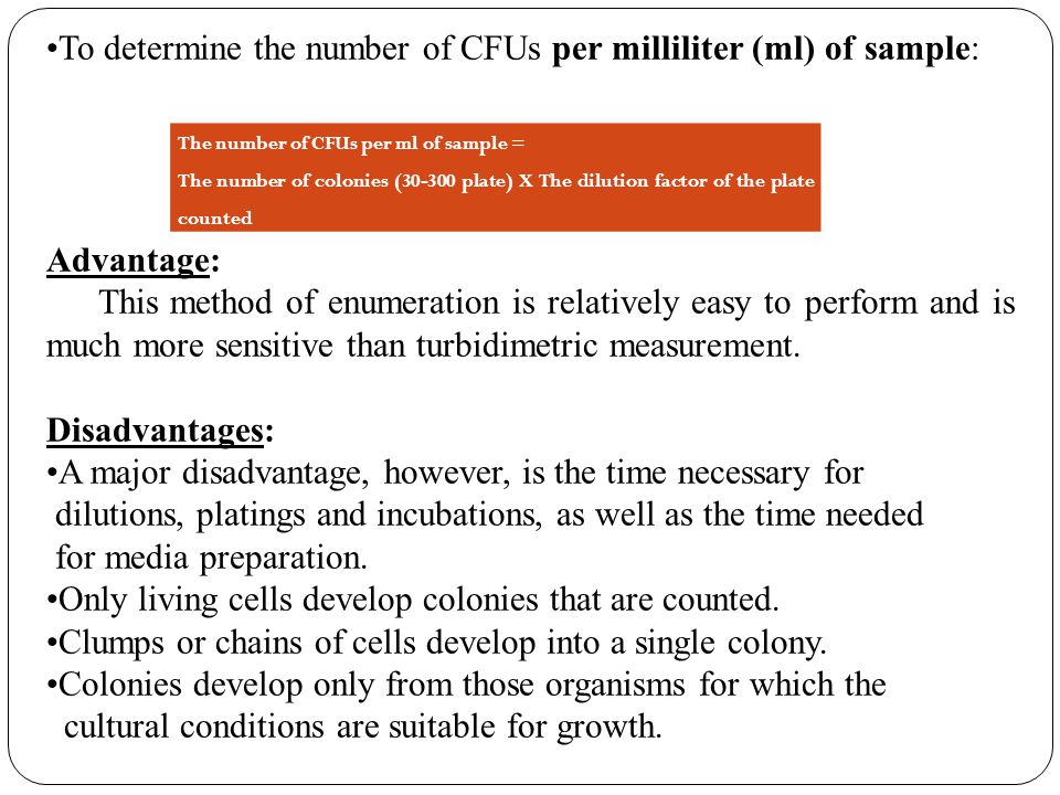 What Are Some Advantages And Disadvantages Of The Serial Dilution Agar Plate Te What Are Some Advantages And Disadvantages Of The Serial Dilution Agar Plate Te