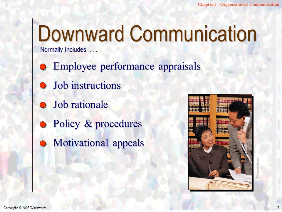 Downward Communication