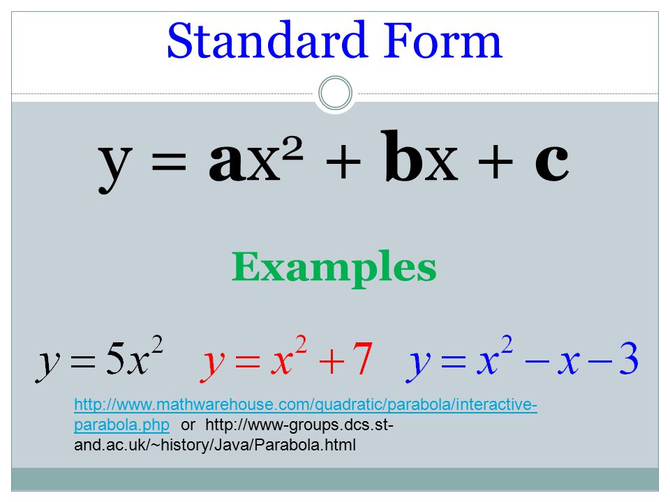 Exploring Quadratic Graphs Ppt Video Online Download