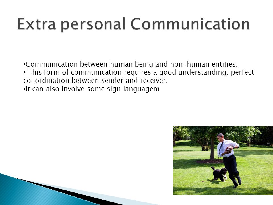 Extra personal Communication