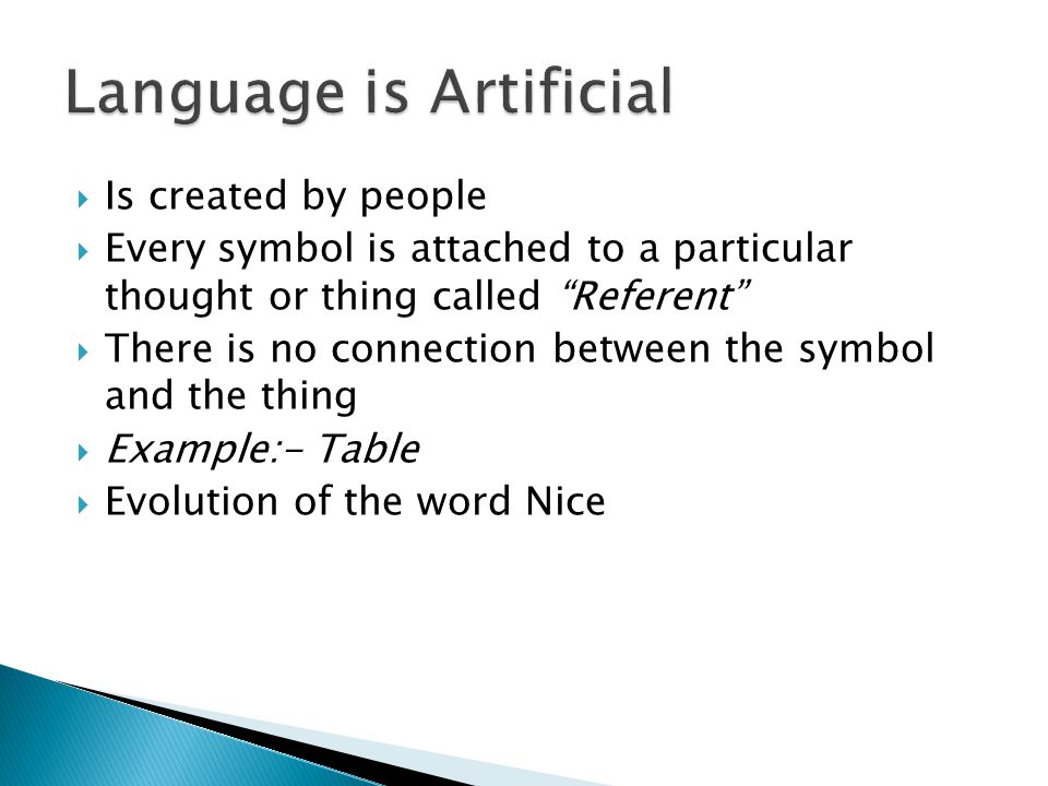 Language is Artificial