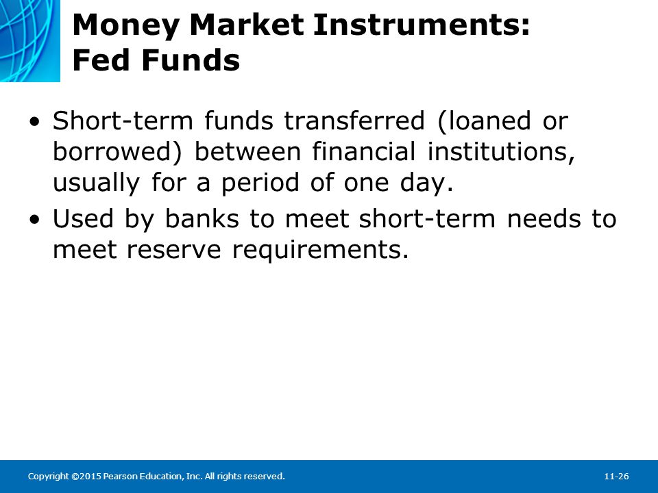 Money Market Instruments: Fed Funds Rates
