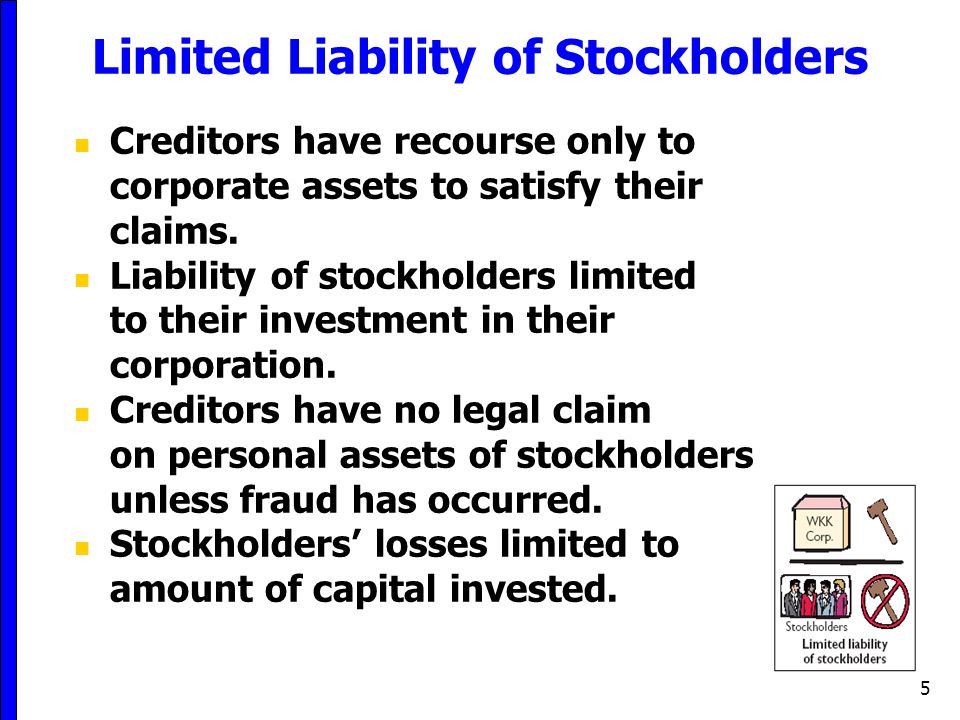 Limited Liability of Stockholders