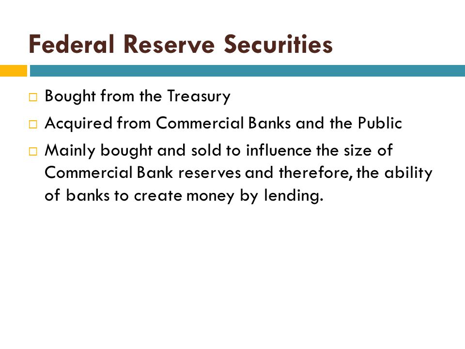Federal Reserve Securities