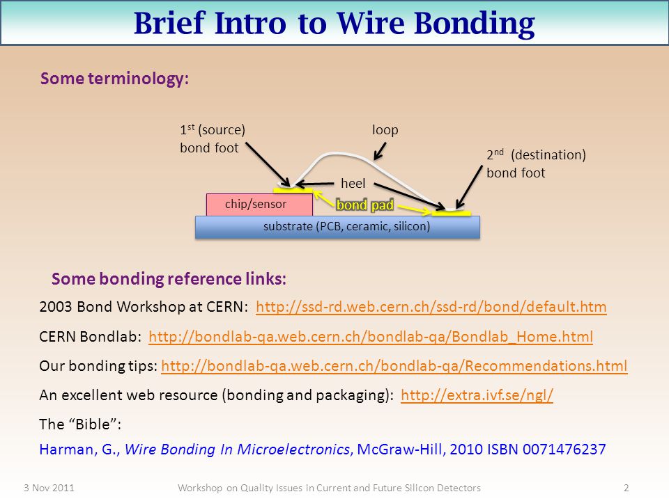 Wire Bonding Quality Issues - ppt download