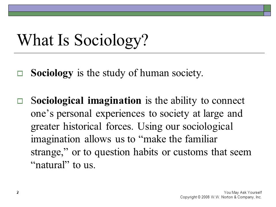 what are some examples of sociological imagination