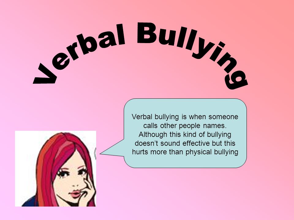 Verbal Bullying