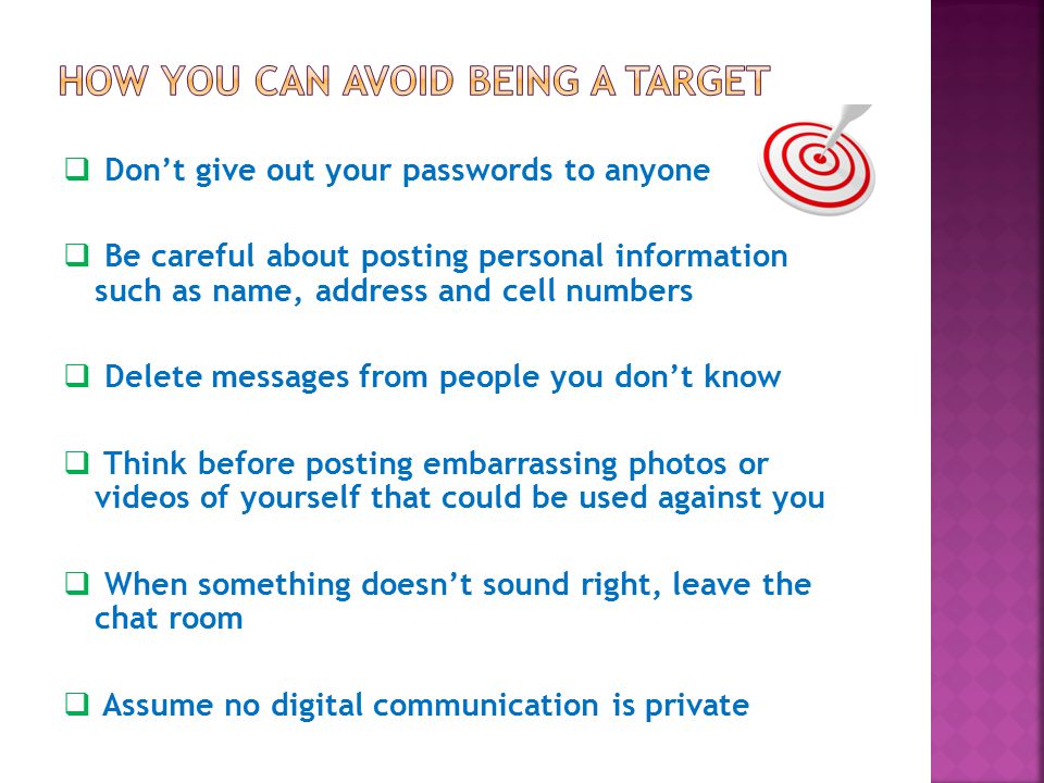 How you can avoid being a Target